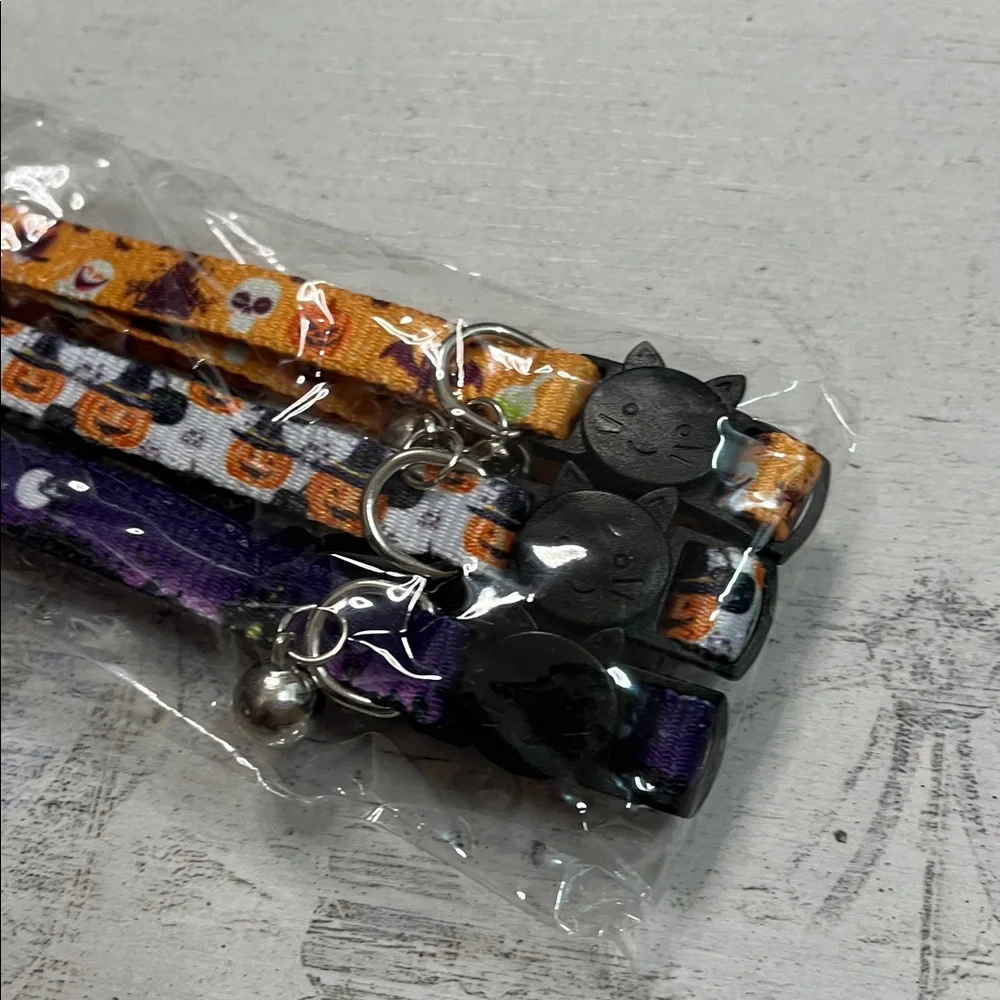Halloween Themed Kitten Collar Set of 3